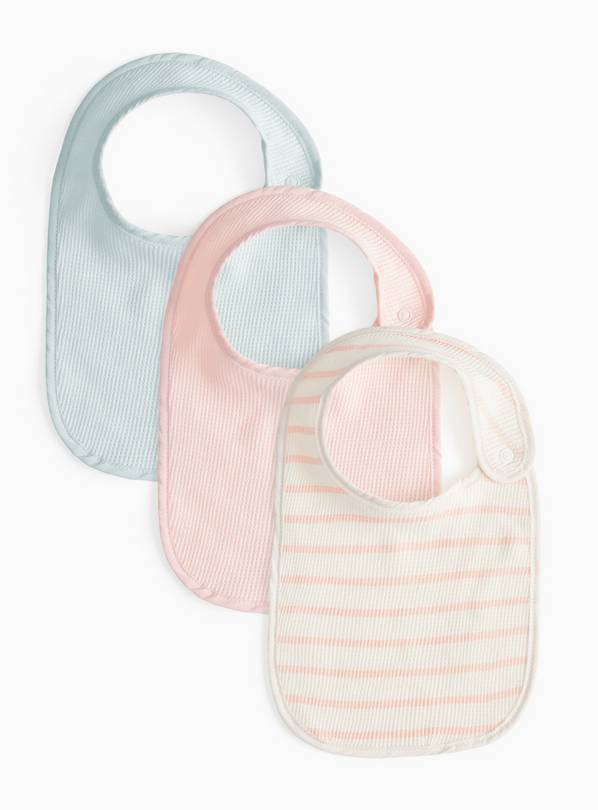 Ribbed Bibs 3 Pack One Size